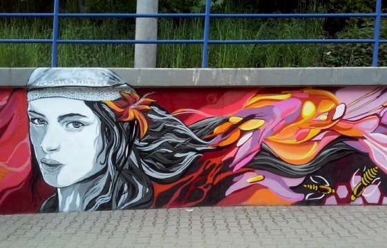 graffiti art obec