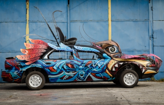 graffiti auto car